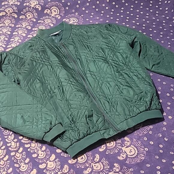 Rico y Suave Silk Quilted Bomber Jacket 90s-supreme - Picture 1 of 10